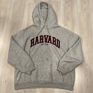 H&M Harvard University Gray Unisex Sweatshirt Hoodie